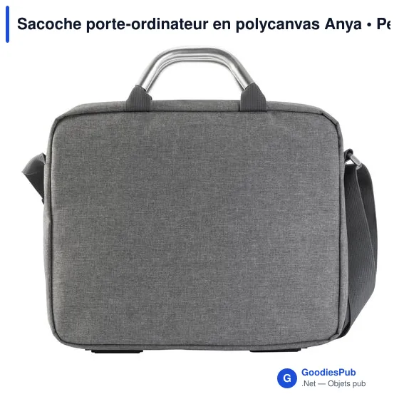 Sacoche porte-ordinateur personnalisable Anya avec logo - Image 3