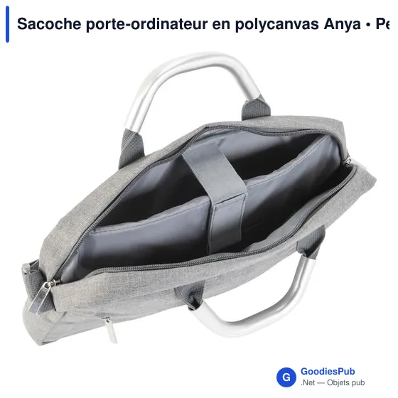 Sacoche porte-ordinateur personnalisable Anya avec logo - Image 5