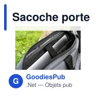 Sacoche porte-ordinateur personnalisable en polyester 500D - Serenavec logo - Miniature 10