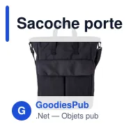 Sacoche porte-ordinateur personnalisable en polyester 900D - Deanavec logo - Miniature 1