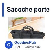 Sacoche porte-ordinateur personnalisable en polyester 900D - Deanavec logo - Miniature 9