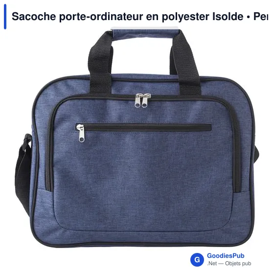 Sacoche porte-ordinateur personnalisable Isolde avec logo - Image 6