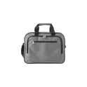 Variante gris - Sacoche porte-ordinateur personnalisable Isolde avec logo