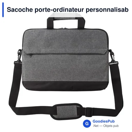 Sacoche porte-ordinateur personnalisable Seraphina avec logo