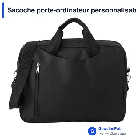 Sacoche porte-ordinateur personnalisable avec logo - Valerie
