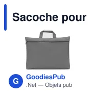 Sacoche pour documents personnalisable avec logo - modèle vert clair - Miniature 1