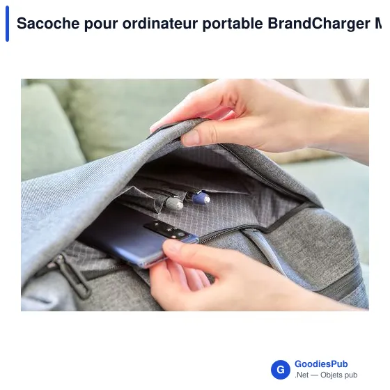 Sacoche pour ordinateur portable BrandCharger Metro - Image 6