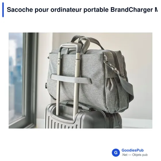 Sacoche pour ordinateur portable BrandCharger Metro - Image 7