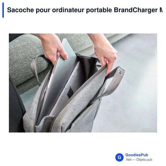 Sacoche pour ordinateur portable BrandCharger Metro - Image 8