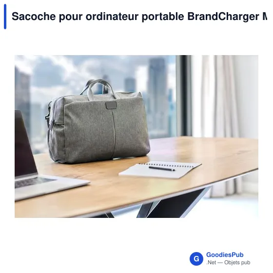 Sacoche pour ordinateur portable BrandCharger Metro - Image 9
