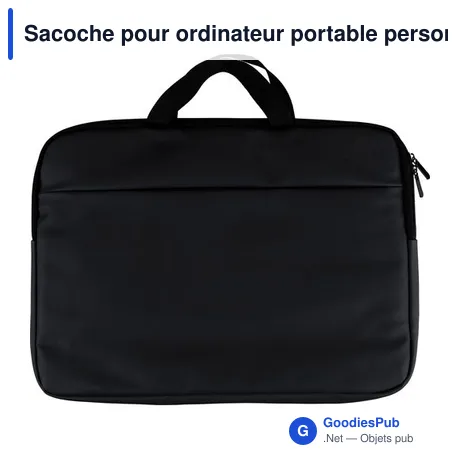 Sacoche pour ordinateur portable personnalisable avec logo - Rafi