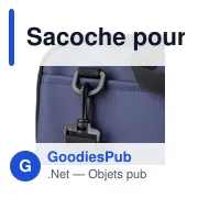 Sacoche pour ordinateur portable en PU recyclé Rafi - Miniature 26