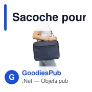 Sacoche pour ordinateur portable en PU recyclé Rafi - Miniature 29