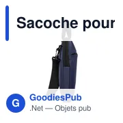 Sacoche pour ordinateur portable en PU recyclé Rafi - Miniature 8