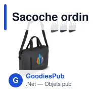 Sacoche ordinateur portable personnalisable en PU avec logo - SoMa - Miniature 1