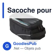 Sacoche pour vélo personnalisable avec logo - Priya - Miniature 1