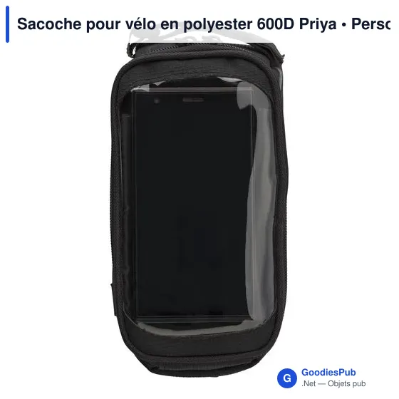 Sacoche pour vélo personnalisable avec logo - Priya - Image 2