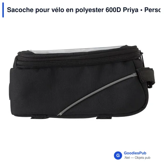Sacoche pour vélo personnalisable avec logo - Priya - Image 3