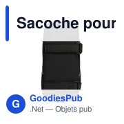Sacoche pour vélo personnalisable avec logo - Priya - Miniature 4