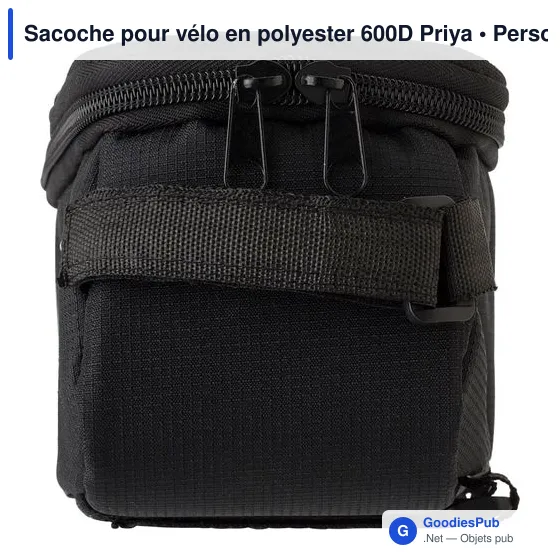 Sacoche pour vélo personnalisable avec logo - Priya - Image 6