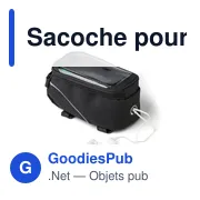 Sacoche pour vélo personnalisable avec logo - Priya - Miniature 8