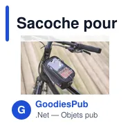 Sacoche pour vélo personnalisable avec logo - Priya - Miniature 9