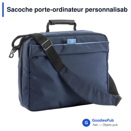 Sacoche porte-ordinateur personnalisable avec logo - modèle Lulu