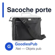 Sacoche porte-ordinateur personnalisable avec logo - modèle Lulu - Miniature 5