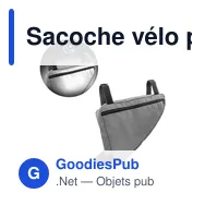 Sacoche vélo personnalisable avec logo - Danyell - Miniature 1