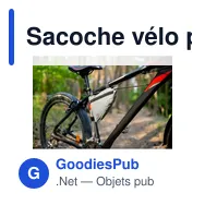 Sacoche vélo personnalisable avec logo - Danyell - Miniature 2