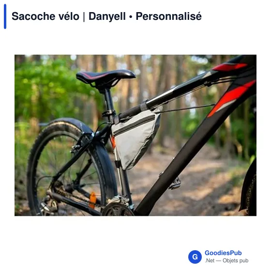 Sacoche vélo personnalisable avec logo - Danyell - Image 2