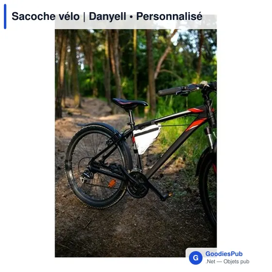 Sacoche vélo personnalisable avec logo - Danyell - Image 11