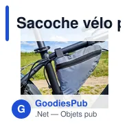 Sacoche vélo personnalisable avec logo - Danyell - Miniature 12