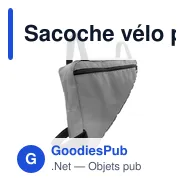 Sacoche vélo personnalisable avec logo - Danyell - Miniature 5