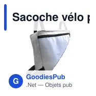 Sacoche vélo personnalisable avec logo - Danyell - Miniature 6