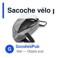 Sacoche vélo personnalisable avec logo - Danyell - Miniature 7