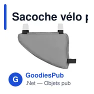 Sacoche vélo personnalisable avec logo - Danyell - Miniature 9