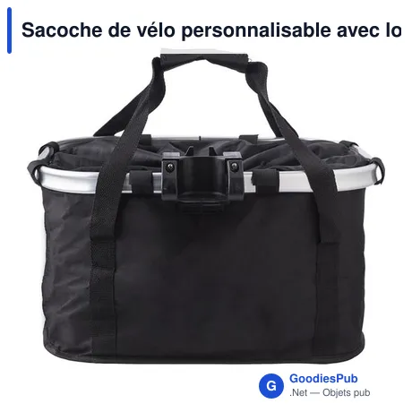 Sacoche de vélo personnalisable avec logo - modèle Leia