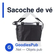 Sacoche de vélo personnalisable avec logo - modèle Leia - Miniature 4
