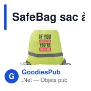 Tour de cou personnalisé avec logo entreprise orange fluo 8 l - Miniature 2