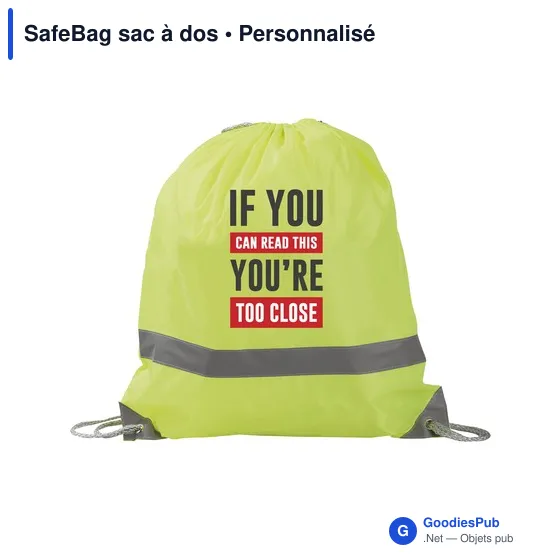 Tour de cou personnalisé avec logo entreprise orange fluo 8 l - Image 2