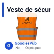 Veste de sécurité personnalisable Safety Reflex Vest avec logo - Miniature 6