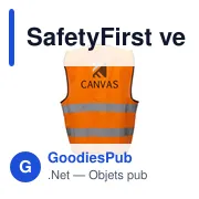 Veste de sécurité personnalisable SafetyFirst avec logo - Miniature 1