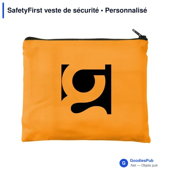 Veste de sécurité personnalisable SafetyFirst avec logo - Image 2