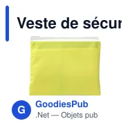 Veste de sécurité personnalisable SafetyFirst avec logo - Miniature 12