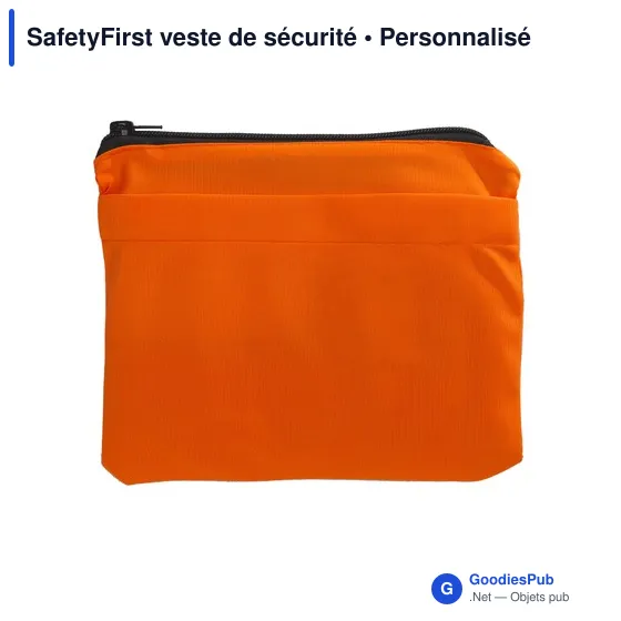 Veste de sécurité personnalisable SafetyFirst avec logo - Image 6