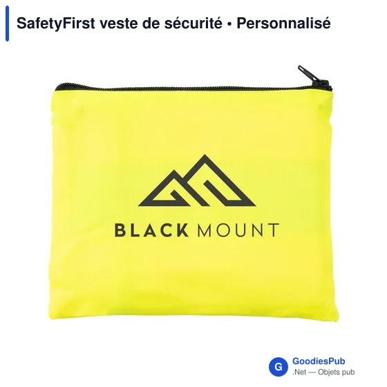 Veste de sécurité personnalisable SafetyFirst avec logo - Image 9