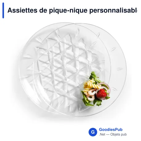 Assiettes de pique-nique personnalisables Ø 26 cm lot de 2 - Sagaform Acryl