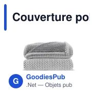 Couverture polaire personnalisable en R-PET 170 x 130 cm - Sagaform Anni - Miniature 4