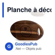 Planche à découper moyenne personnalisable en bois d'acacia avec logo - Sagaform Ante - Miniature 1